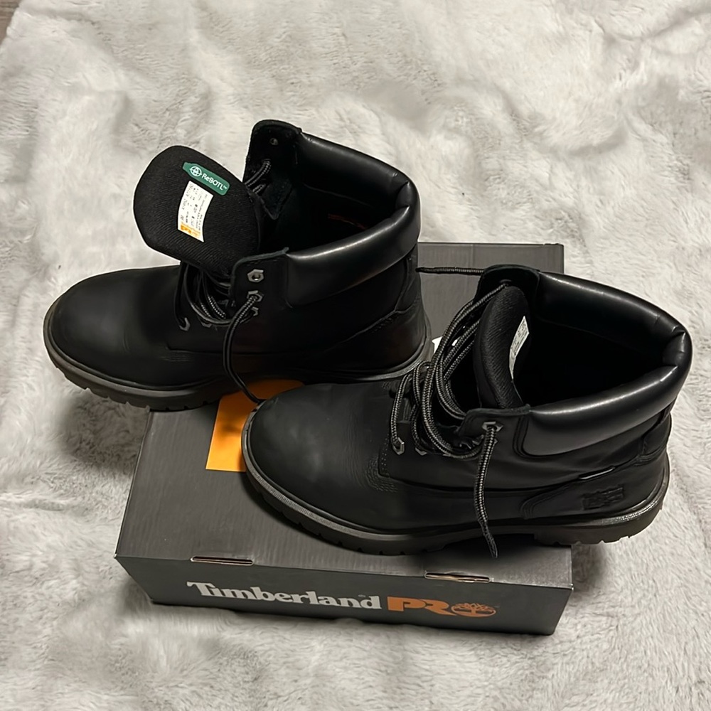 Basically brand new Timberland Pro direct attach 6” steel toe boots